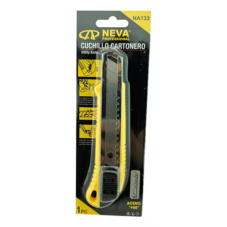 Corta Carton Cuchillo Cartonero Neva Na133.