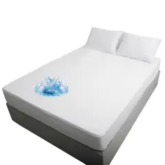 GENERICO - Funda Cubre Colchón Impermeable 2 Plazas