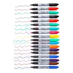 GENERICO - Pack X18 Marcadores De Colores Marcador Lapices Plumones