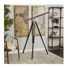 MSA MUEBLES SANTA ANA - Telescopio de Metal Plateado