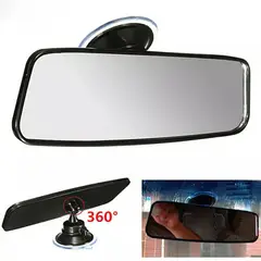GENERICO - Espejo retrovisor universal convexo para Interior de autos