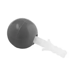 DVP - Tope de Puerta Esférico Plástico Gris 25 un