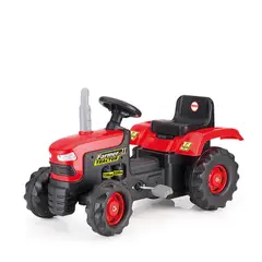 KIDSCOOL - Tractor A Pedales Farmer Rojo