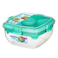 SISTEMA - Contenedor Hermético Para Ensalada To Go de 1.1 L