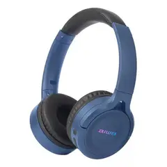 AIWA - Audifono Inalambrico On-ear Bluetooth Azul Aw-k17