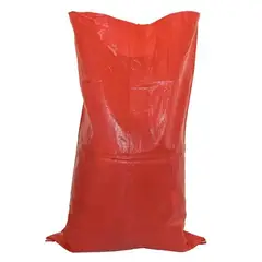 QRUBBER - Saco tipo Papero Rojo 50 kilos x 100 unid 60x90cm