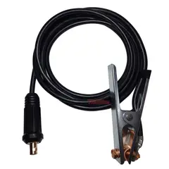 GENERICO - Pinza Tierra Con Cable 1.5 Mts - Cable Flexible Macho 35-50