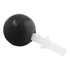 DVP - Tope De Puerta Esférico Plástico Negro 20 Un
