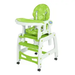 KIDSCOOL - Silla De Comer New 3 En 1 Verde