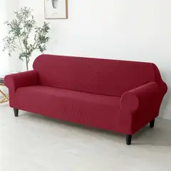 PALERMO - Funda protectora sofa 3 cuerpos burdeo