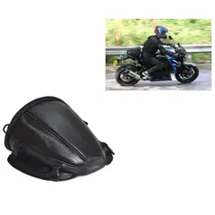 GENERICO - Bolso Para Moto Trasero UNIVERSAL Ecocuero Multifuncion