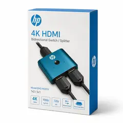 HP - Switch HDMI 4K Profesional Dual Port HUB HDMI DHC-HD01V