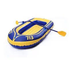 GENERICO - Bote Inflable Con Inflador Remos Parches Para 2 Personas