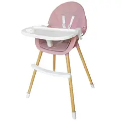 KIDSCOOL - SILLA DE COMER NIZA ROSADA - - BS-8807C-RS