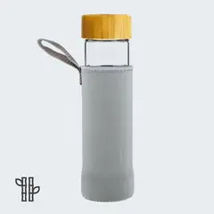 PLANTB - Botella infusora de vidrio y bambu