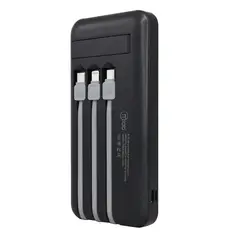 MLAB - Power Bank 4 Conectores 10.000Mah Con Pantalla Led Carga Rapida