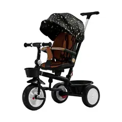 LUBABYCAS - Triciclo 360° Multiposiciones con Mesita Negro