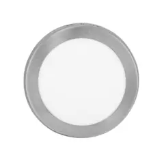 BOSCO - PLAFON PANEL LED 12W SILVER REDONDO 6000K