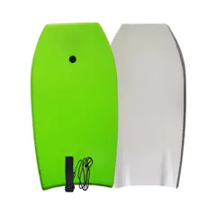 GENERICO - Bodyboard Verde 104 cm + Leash Para Muñeca / Tabla Surf