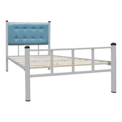 FUTONES Y MUEBLES - Cama Casual 1 Plaza Plata/Calipso