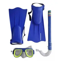 GENERICO - Set Buceo Mascara Snorkel Aletas Infantil Piscina Playa Niño