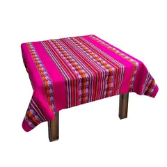 GENERICO - Manta Andina 1.20 X 1.10 Cm Mantel Andino - Fucsia