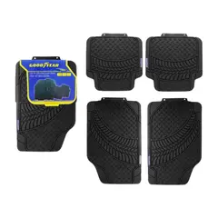 GOODYEAR - PISO PARA AUTO GOMA 4 PIEZAS NEGRA