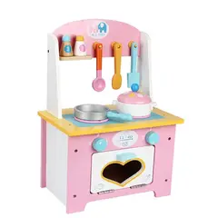 KIDSCOOL - Cocina De Madera Love Rosada