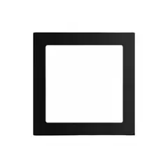 BOSCO - PLAFON PANEL LED 18W NEGRO CUADRADO 6000K - Negro