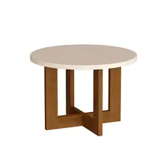 BE DESIGN - MESA DE CENTRO REDONDA BE PERLA - - JB8001-PE