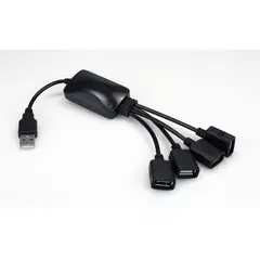 XTECH - Hub USB XTC-320 2.0 480 Mbit/s Negro