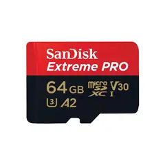 SANDISK - Memoria Flash Extreme PRO 64 GB MicroSDXC UHS-I Clase 10