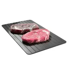 GENERICO - Bandeja Tabla De Aluminio Descongeladora Rápida Carne