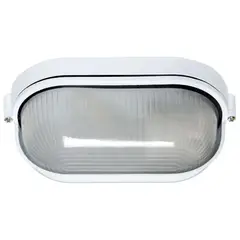 BP - Plafón Tortuga Aluminio Oval Pest Blanco - Blanco