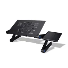 GENERICO - MESA PARA NOTEBOOK CON SOPORTE PLEGABLE 48X28CM