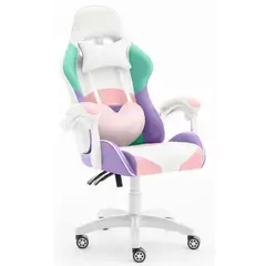 TODODESCUENTO - Silla Gamer Profesional Home Office Ergonomica Rosa