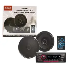 AIWA - COMBO RADIO + PARLANTES BLUETOOTH CON USB