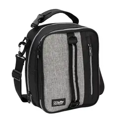 BUFFER FLASK - Lonchera Termica Expandible Buffer Bolso Almuerzo Frio Calor - Gris