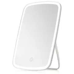 COREJOY - Espejo de maquillaje con pantalla táctil y luz LED