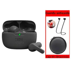 JBL - Audífonos Bluetooth WAVE BEAM T230 NC+ Funda protectora Negro