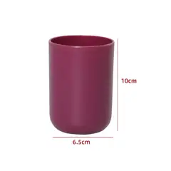 GENERICO - Vaso De Baño Cilindro Color Burdeo 10X65CM