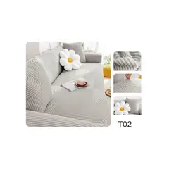 GENERICO - Funda de Sofá texturizada y elasticadas 2 CUERPO