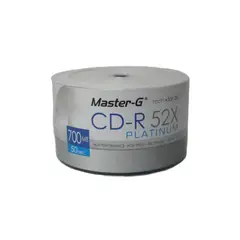 MASTER G - Disco Virgen Cd-r Master-g De 52x Por 50 Unidades