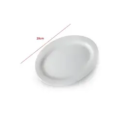 GENERICO - Plato De Ceramica Color Blanco 28CM