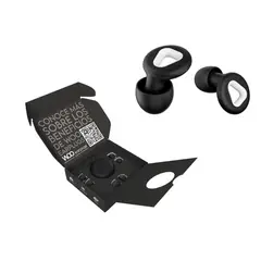 WOO EARPLUGS - Zen - Tapones Auditivos Reutilizables 30db - Negro