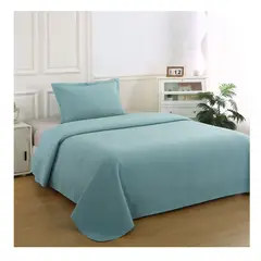 ILLUSIONS - Quilt Atenas Single (apto 1 Pl Y 1.5 Pl) Aqua