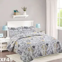 GENERICO - Cubrecama Quilt King Hermosos Diseños