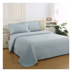 ILLUSIONS - Quilt Atenas 2 Plazas Diseño Moderno Gris