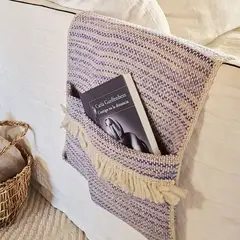 WITRALUN SOUTH AMERICA HANDMADE CRAFT - Revistero Alforja Celeste Matizado grande