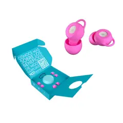 WOO EARPLUGS - Experience+ Plus - Tapones Auditivos 27db - Rosa